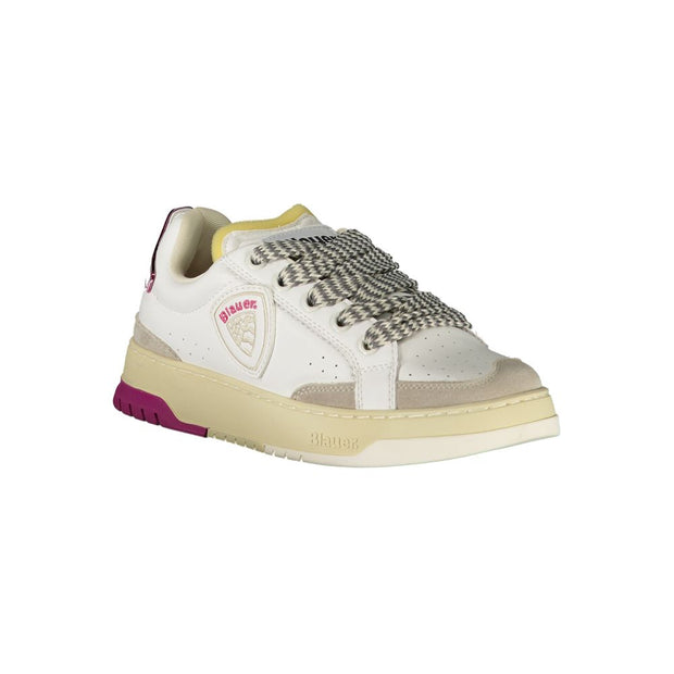 White Leather Women Sneaker