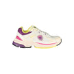 White Polyester Women Sneaker