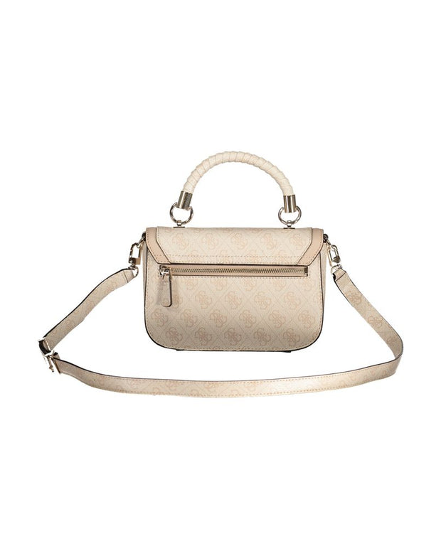 Pink Polyethylene Women Handbag