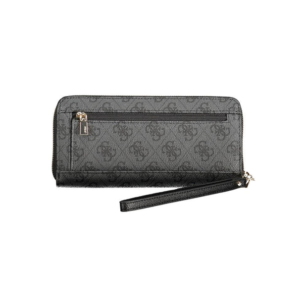 Black Polyethylene Women Wallet