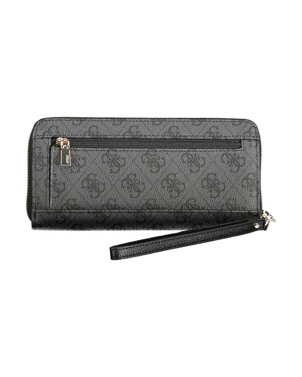 Black Polyethylene Women Wallet