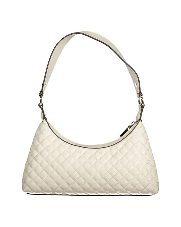 White Polyethylene Women Handbag