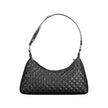 Black Polyethylene Women Handbag