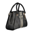 Black Polyethylene Women Handbag