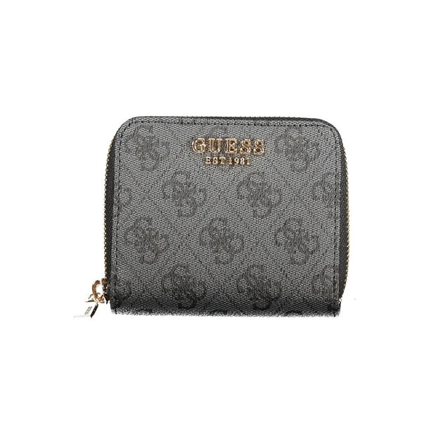 Black Polyethylene Women Wallet