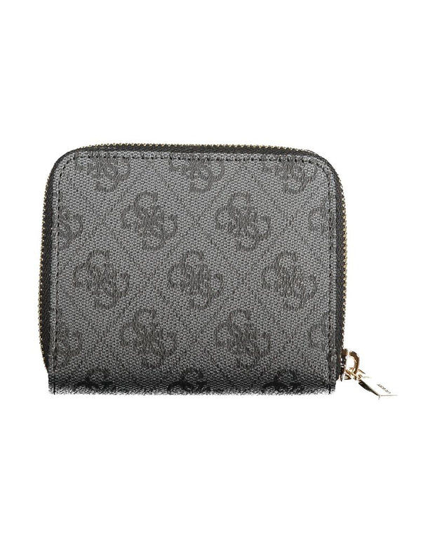 Black Polyethylene Women Wallet
