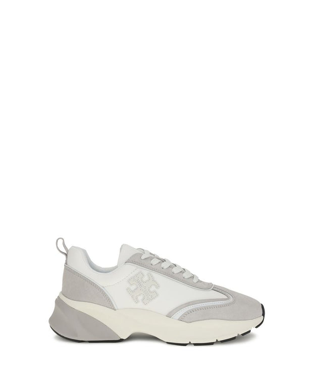 White Rubber Athletic Sneakers
