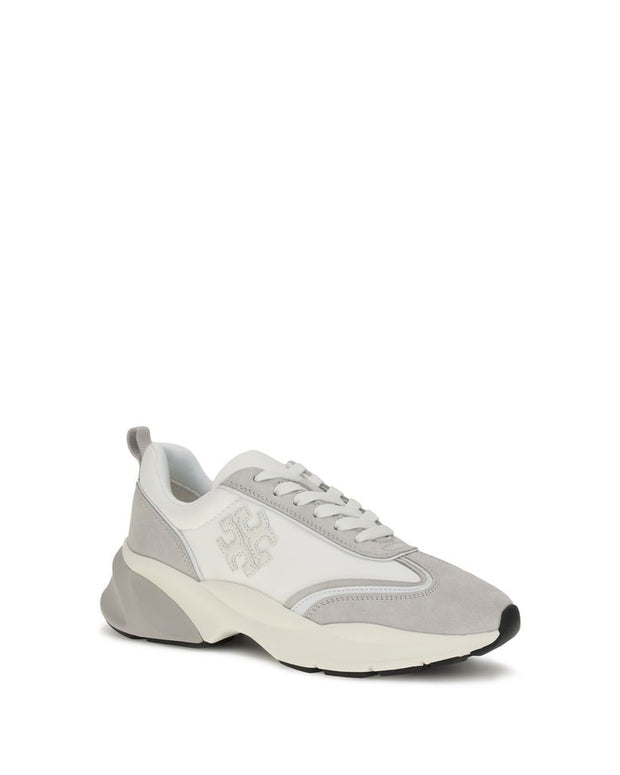 White Rubber Athletic Sneakers