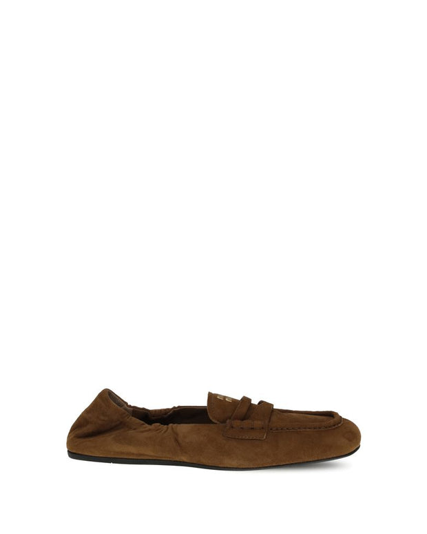 Brown Calf Leather Bos Taurus Slip-On Loafers