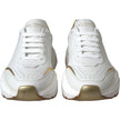 White Gold DAYMASTER Leather Sneakers Mens Shoes