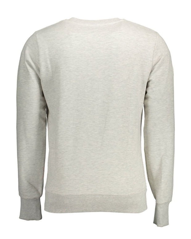 Gray Cotton Men Sweater