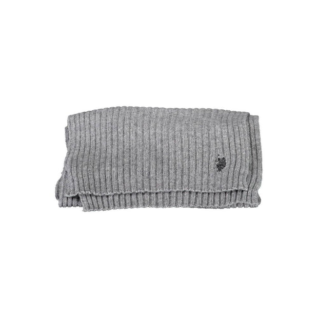 Gray Wool Scarf
