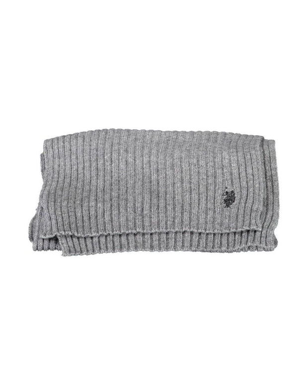 Gray Wool Scarf