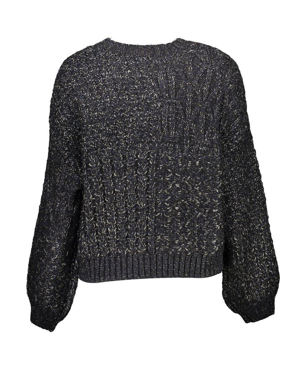 Black Polyester Sweater