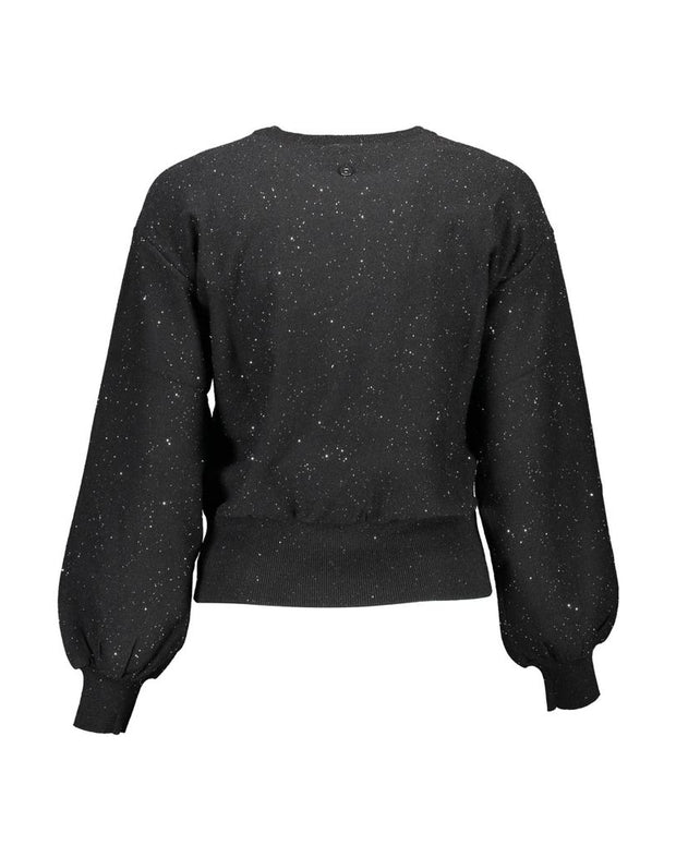 Black Polyester Sweater