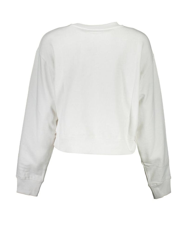 White Cotton Women Sweater