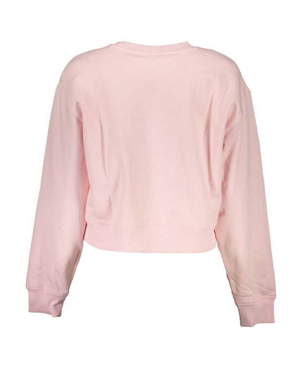 Pink Cotton Men Sweater