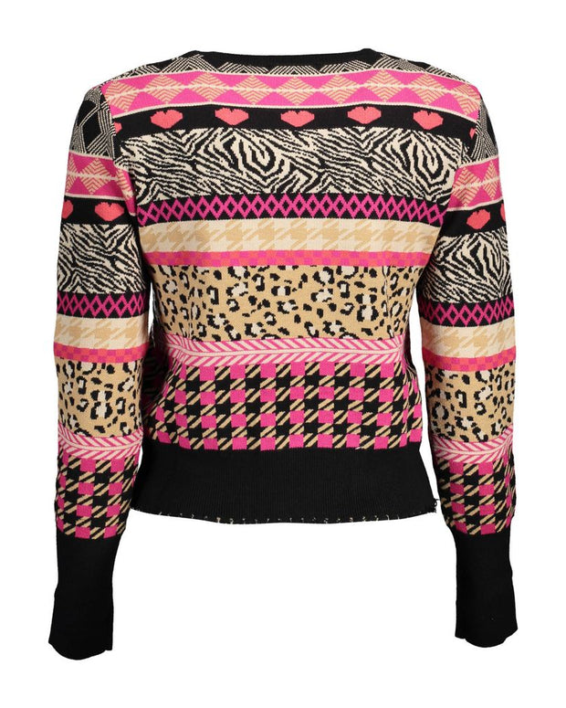 Black Polyester Sweater