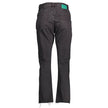 Black Cotton Jeans & Pant