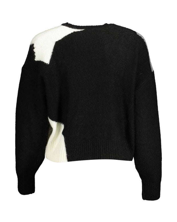 Black Polyester Sweater
