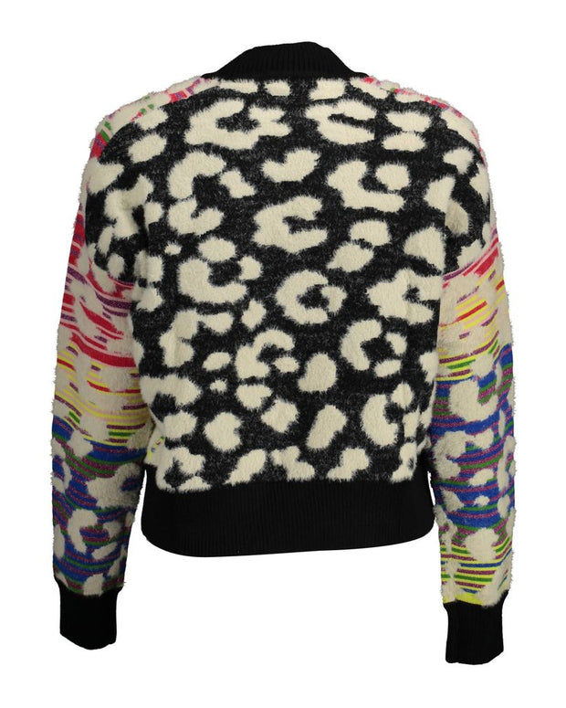 Blue Polyester Sweater