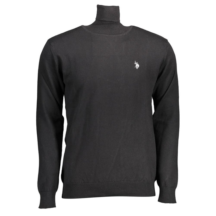 Black Cotton Sweater