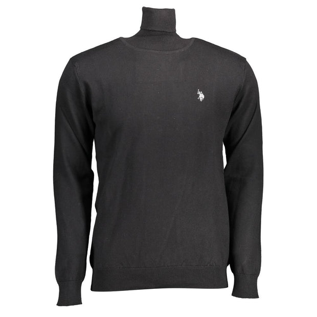 Black Cotton Sweater