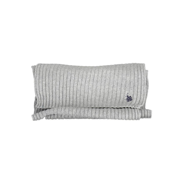Gray Wool Scarf
