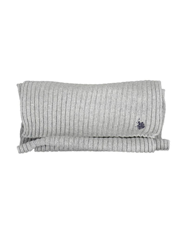 Gray Wool Scarf