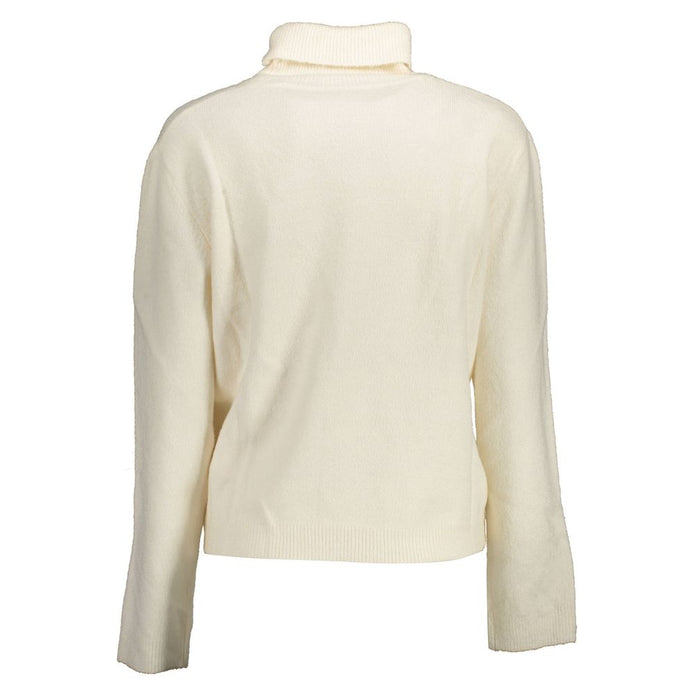 White Nylon Sweater