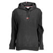 Black Cotton Women Sweater With Contrasting Details