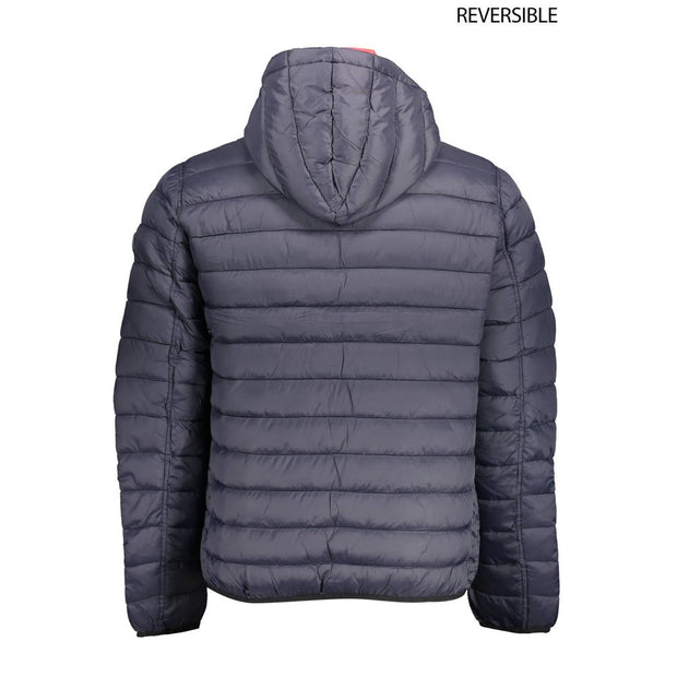 Blue Nylon Jackets & Coat