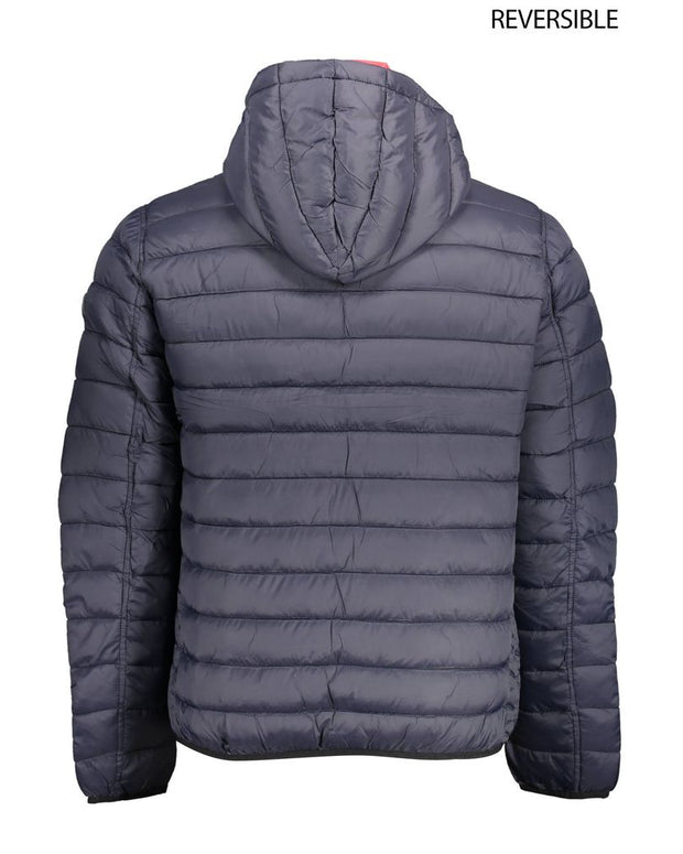 Blue Nylon Jackets & Coat