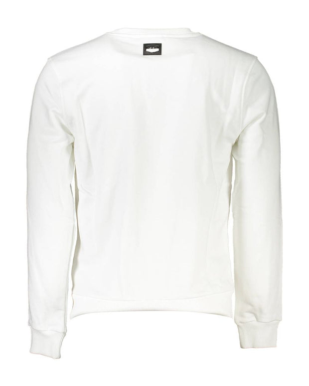 White Cotton Men Sweater