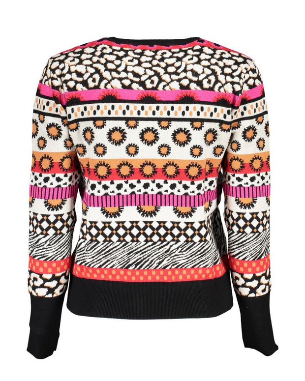 Pink Polyester Sweater