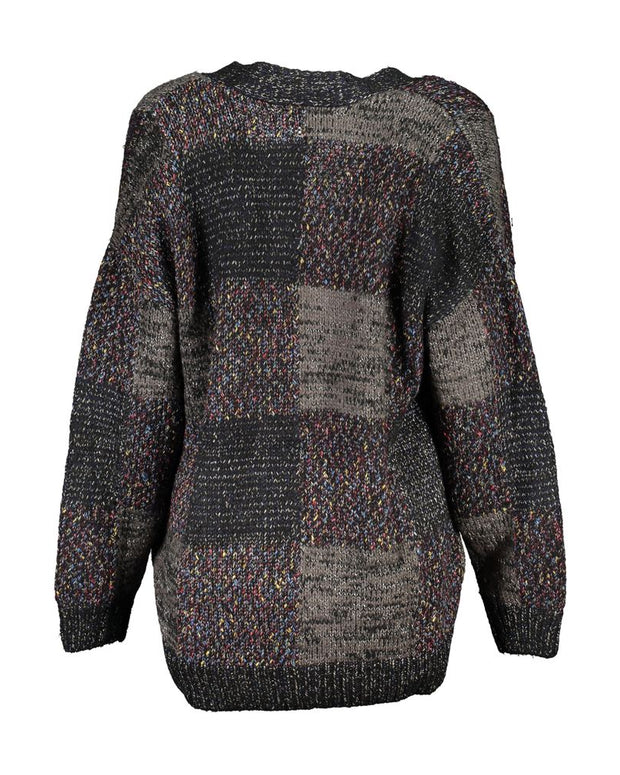 Black Polyester Sweater