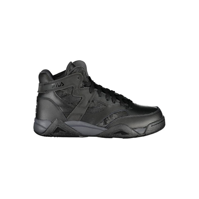 Black Polyester Sneaker