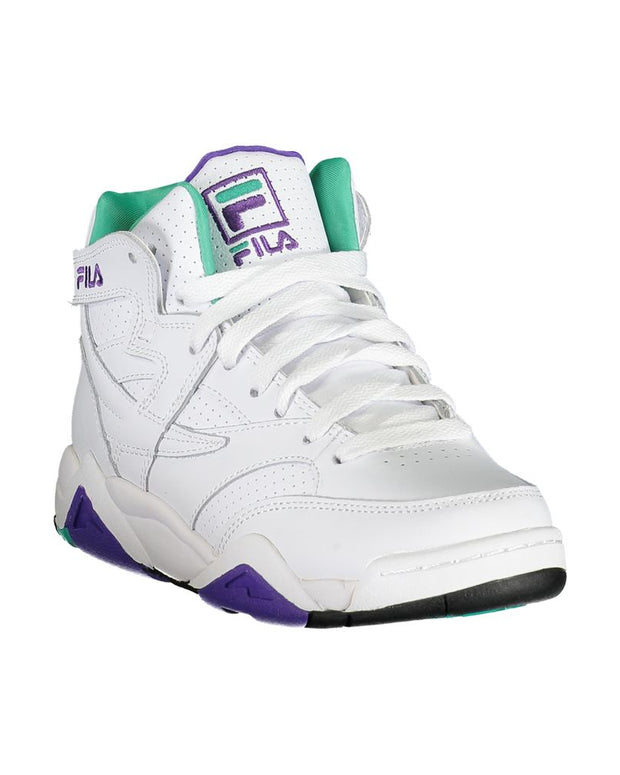 White Polyester Sneaker