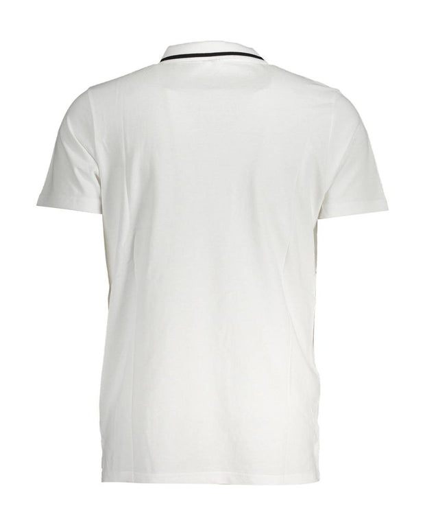 White Cotton Polo Shirt