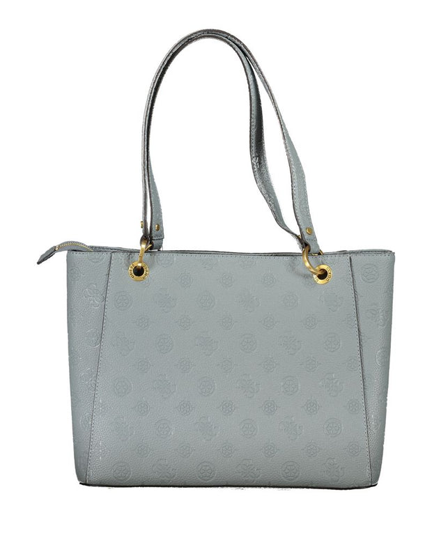 Blue Polyethylene Handbag