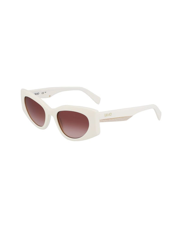 White Acetate Sunglasses