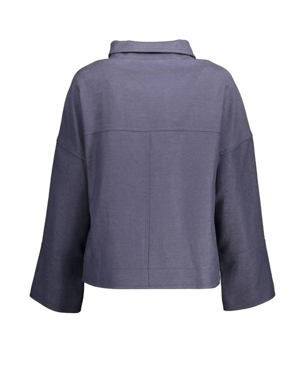 Blue Cotton Jackets & Coat