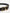 Black Exotic Leather DG Logo Buckle Belt