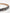 Metallic Leather Silver Tone Logo Buckle Belt