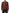 Maroon Peacock Feather Print Bomber Jacket