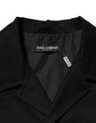 Black Short Sleeve Button Men Casual Shirt