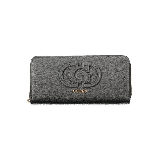 Black Polyethylene Women Wallet