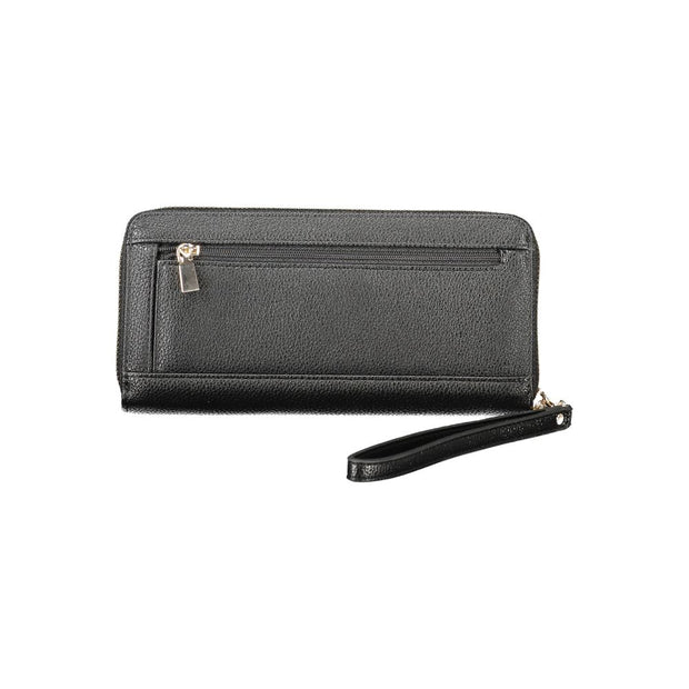 Black Polyethylene Women Wallet