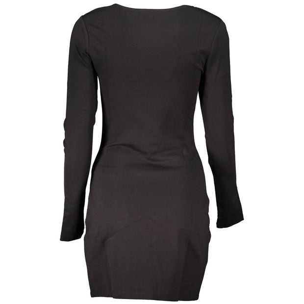 Black Elastane Dress