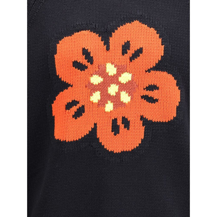 Black Cotton Sweatshirt